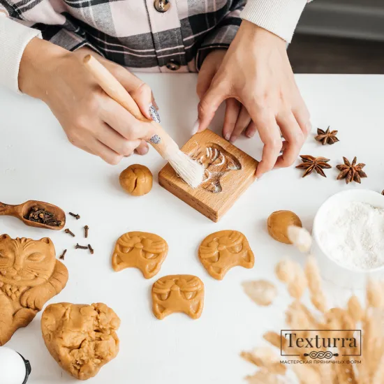 Пряничная форма Котик Тишка