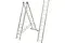 Лестница трехсекционная &quot;АЛЮМЕТ&quot; 11-и ступенчатая алюминиевая (5311)