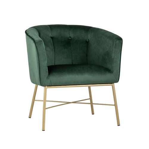 Кресло Шале велюр зеленый