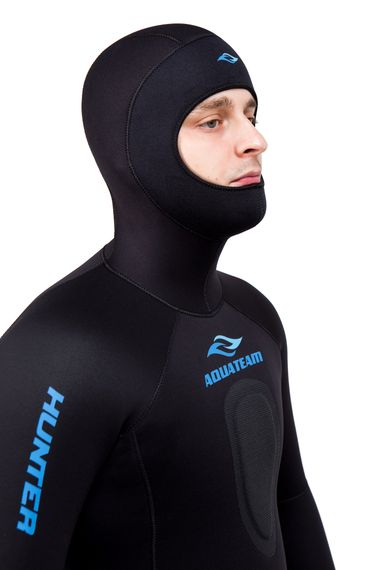Гидрокостюм AquaTeam Hunter Jako 7 мм нейлон/открытая пора черный