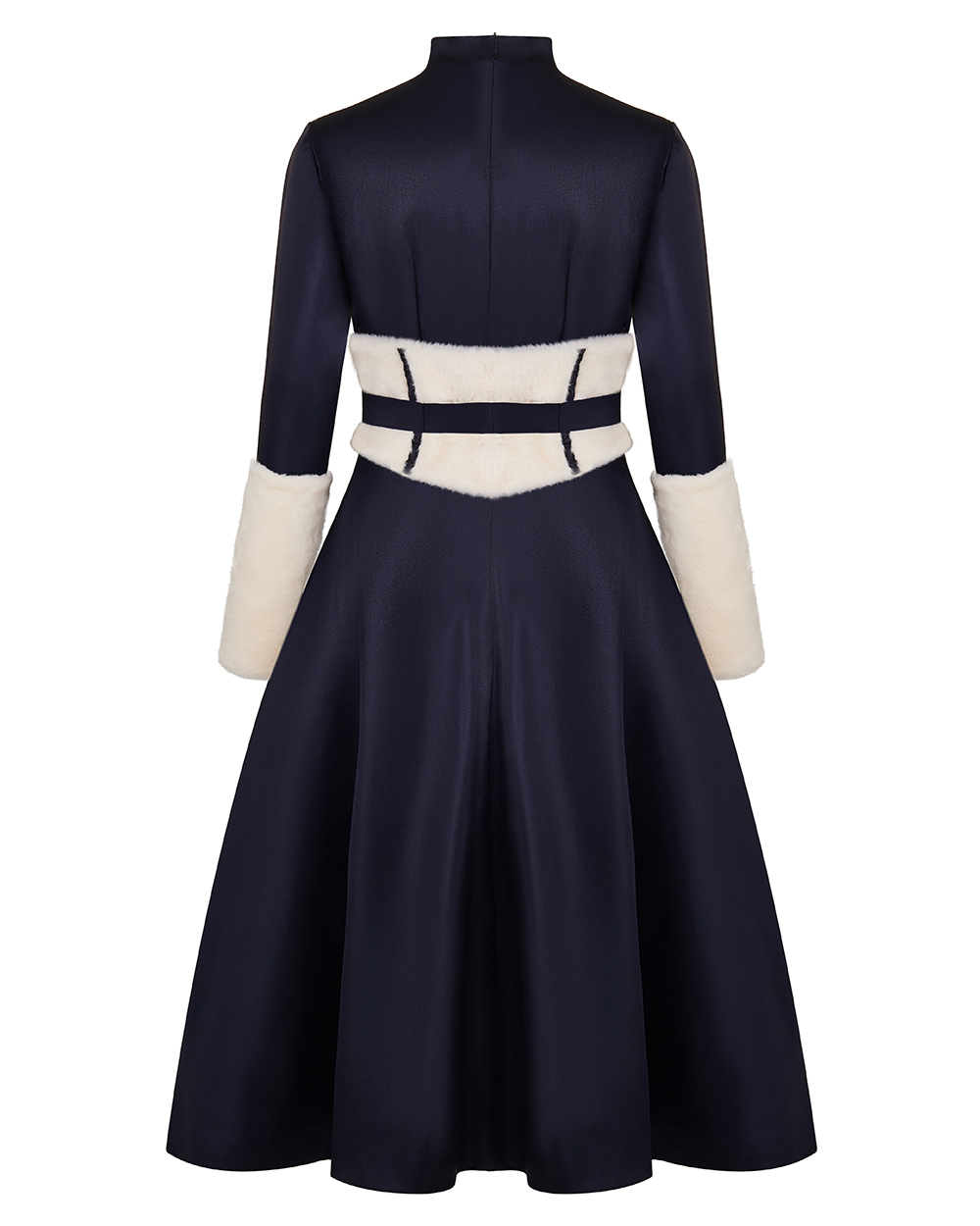 Платье макси с драпировкой на груди