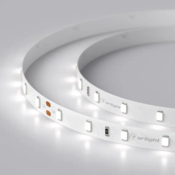 Светодиодная лента RT-A60-8mm 24V White6000 (7.2 W/m, IP20, 2835, 5m) (Arlight, Открытый) 020011(2)