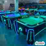 Коммерческий многошайбовый аэрохоккей «Энергия», 218×145×162 см