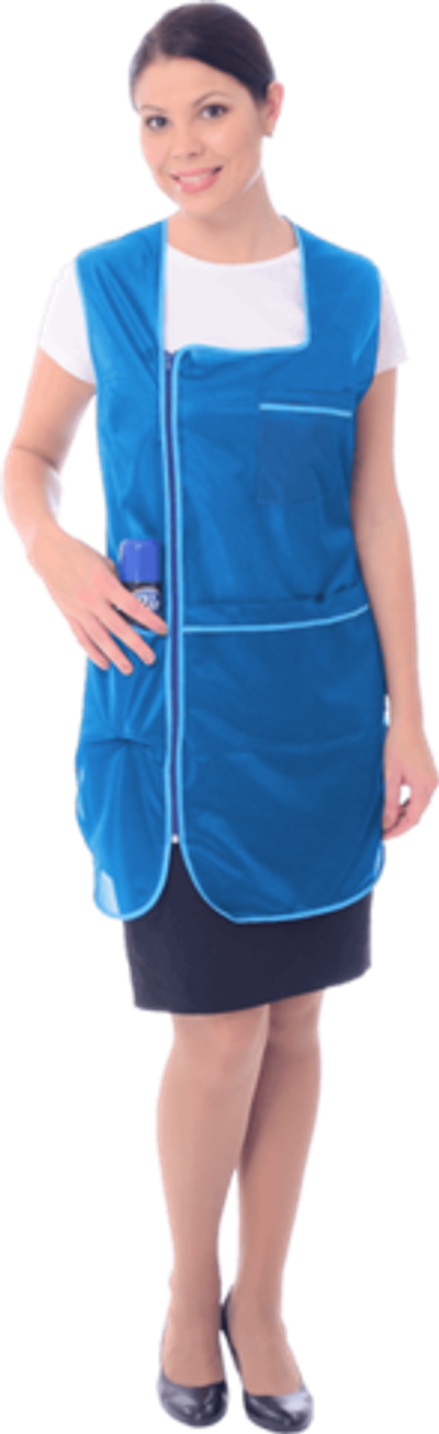 ХАЛАТ НЕЙЛОН НА МОЛНИИ "ЗОЛУШКА"