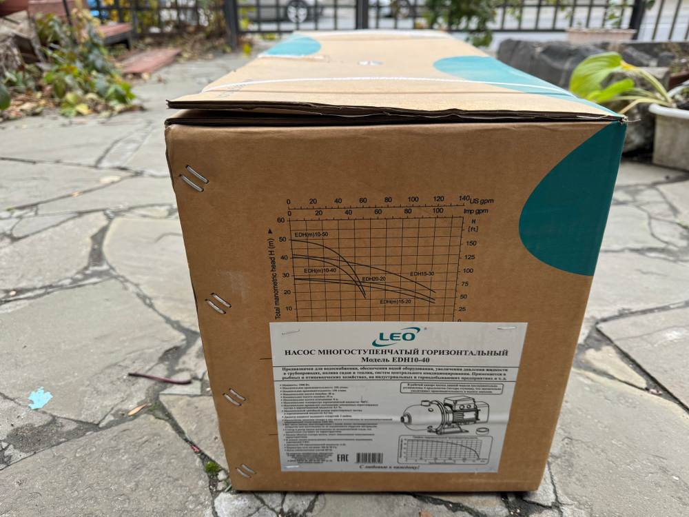 Насос LEO EDH10-40 (380 В)