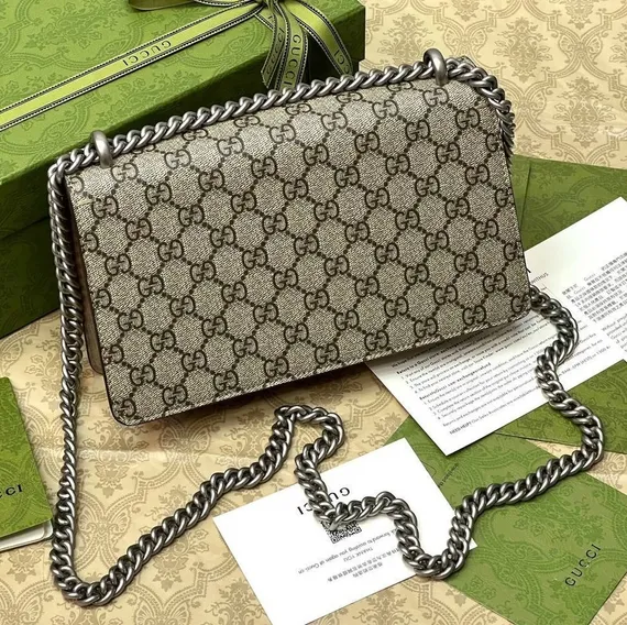 Сумка Gucci Dionysus GG Supreme MINI бежевый