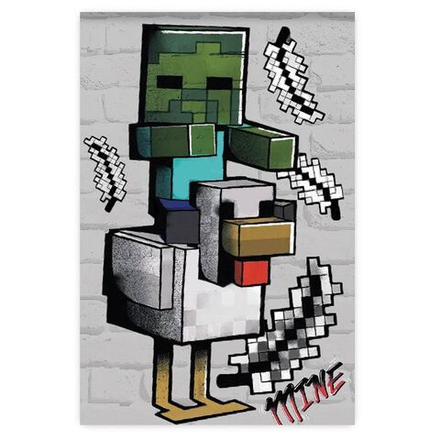 Блокнот А7  40л скоба "My Game" клетка