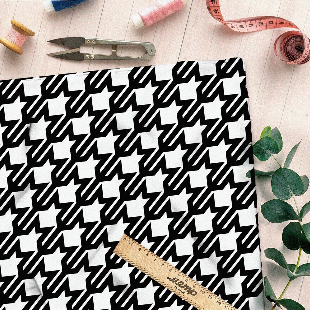 Ткань ниагара гусиная лапка