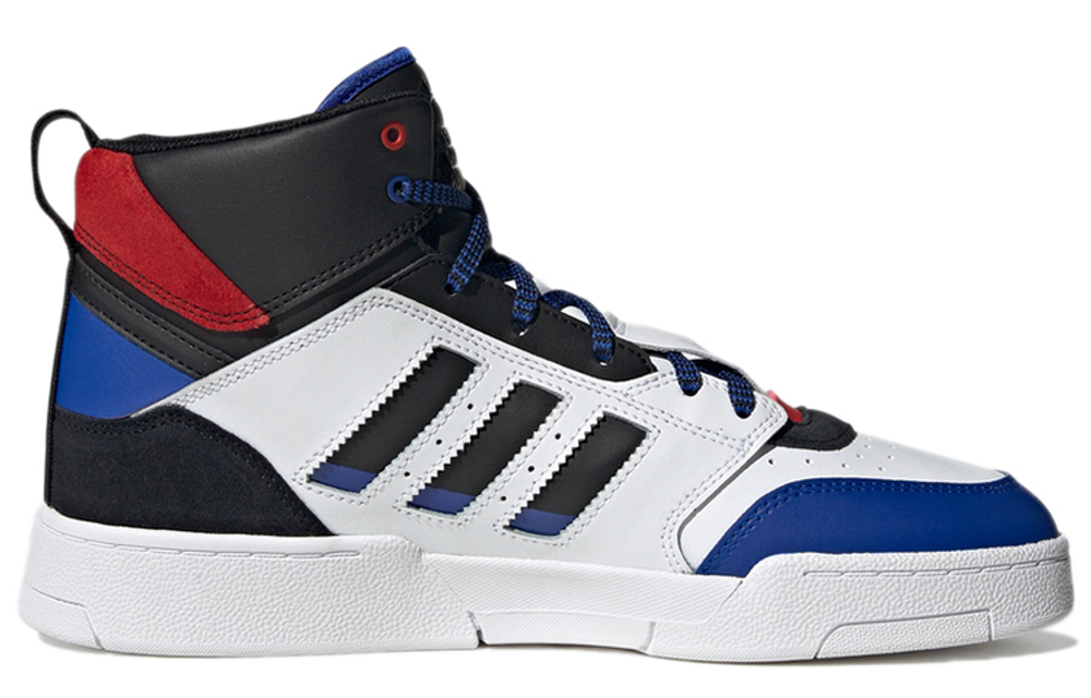 Adidas originals Drop Step non-slip wear-resistant high-top sneakers for men and women the same style white, black and blue