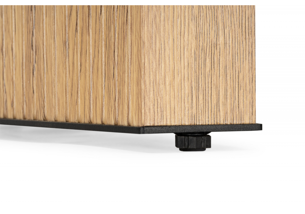 Керамический стол Woodville Монерон 200x100 brecha crema elegance, дуб монтана