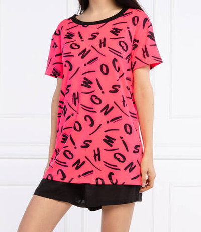 футболка Moschino - фуксия(1916 2135)