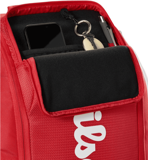 Рюкзак теннисный Wilson Super Tour Red Backpack (2025), арт. WR8036901001