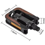 Педали велосипедные West Biking YP0802077, 2 шт