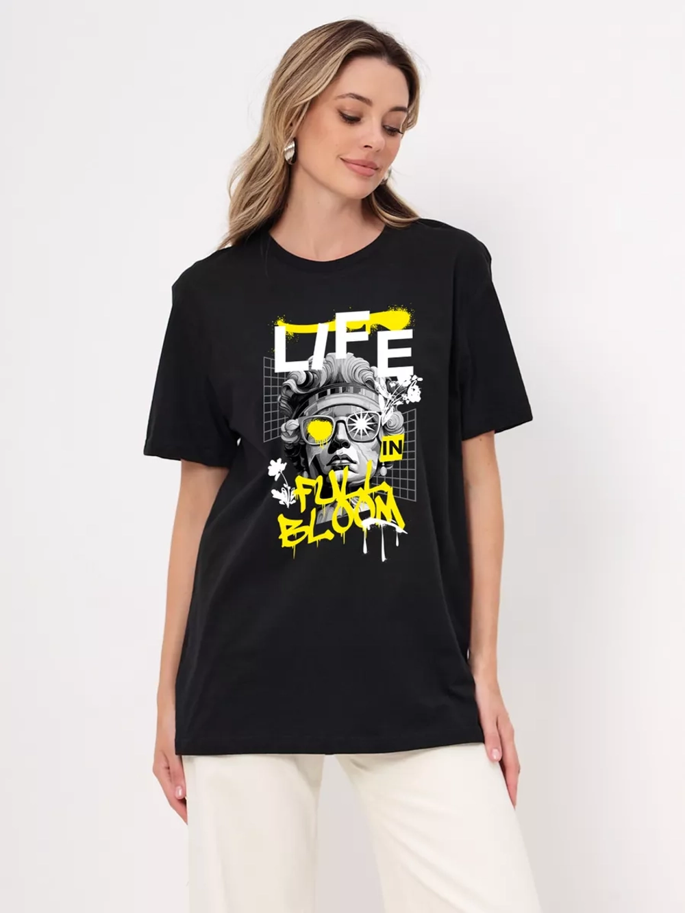 Футболка c принтом y2k ретро