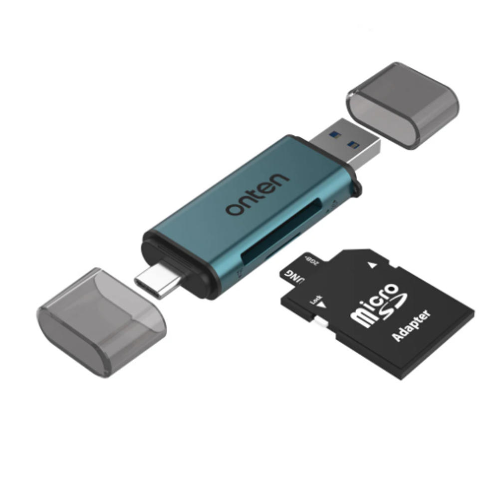 Кард-ридер USB-C & USB to SD & TF Card Reader