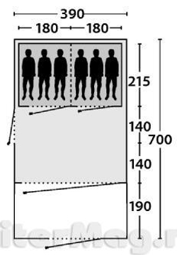 Палатка Outwell Kauai Reef 6 [110259]