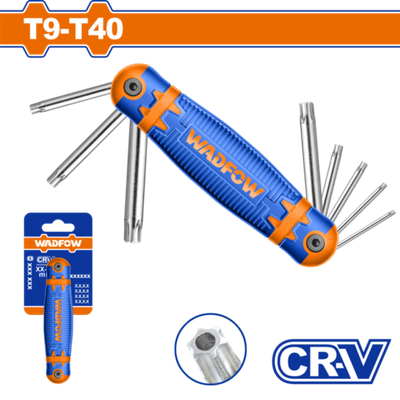 Набор шестигранников TORX 8 в 1 (12/96) WADFOW WHK3281