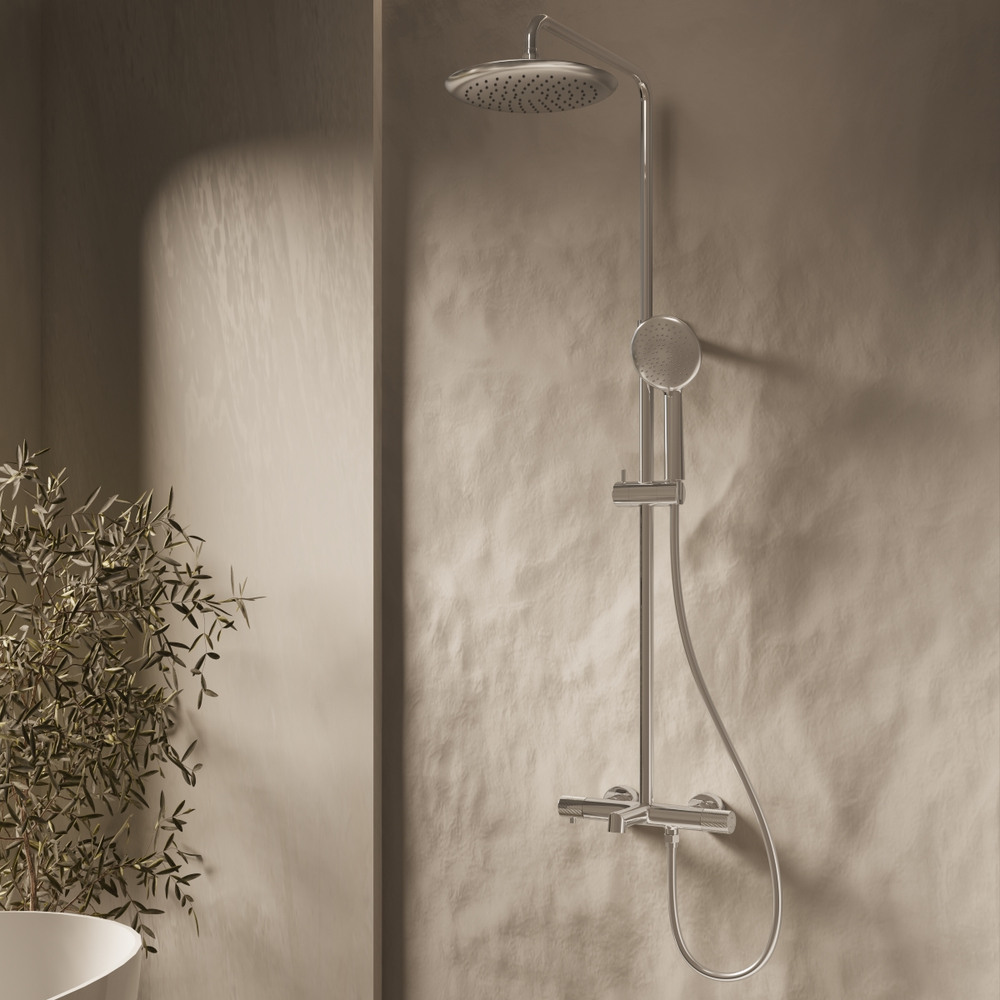 Душевая стойка Vincea Desire VSFS-1D1TCH термостатическая, хром