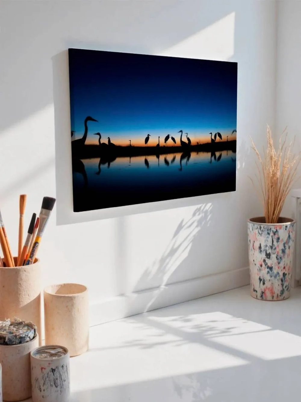 Картина на стену 40 X 50 Цапли