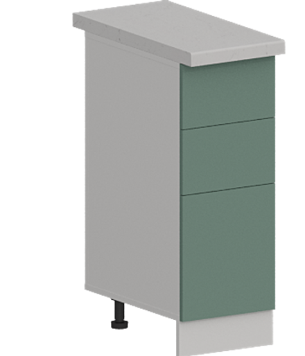 Кухня Модуль ШН3Я 300 Вотан / Матовая мята