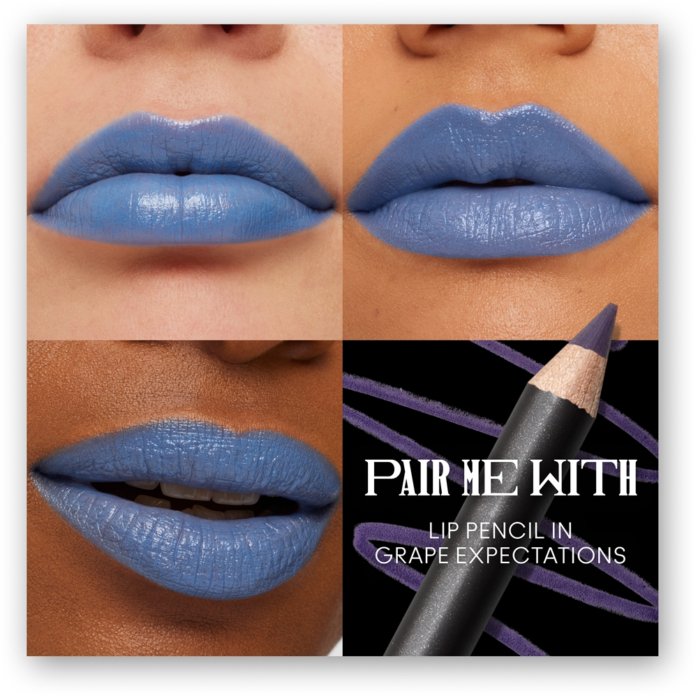 MAC Cosmetics MACximal Sleek Satin Lipstick - Кремовая помада увлажняющая оттенок Tilted Denim, 3 g