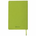 Дневник для музыкальной школы 48 л., обложка кожзам гибкая, термотиснение, BRAUBERG, зеленый, 105496