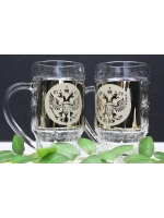 Кружка пивная "Герб" 2 шт 500мл