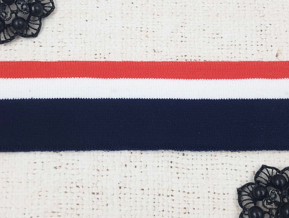 Подвязы трикотажные, ш. 4,5 см, L 1,18 м.