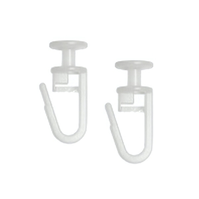 Крючки для штор "Гвоздик" с замком (25 шт. в наборе)