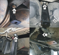 Защита топливного бака для Volkswagen Transporter/Caravelle/Multivan T6.1 Long для Volkswagen Transporter/Caravelle T6.1 2020-2023, Volkswagen Multivan T6.1 2020-2023 MOTODOR.72705
