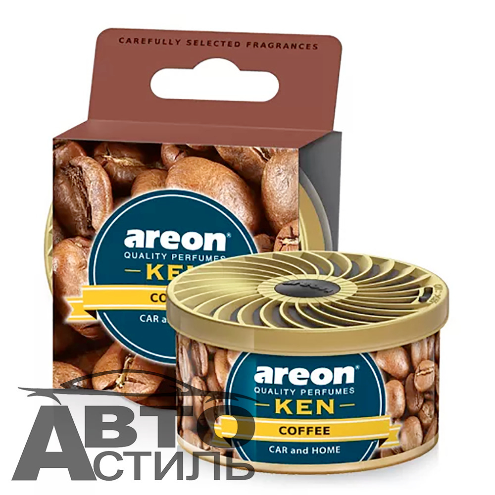 Ароматизатор в банке под сиденье Areon GEL KEN 35гр - Кофе\Coffee