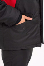 Зимний мужской костюм-поплавок ONERUS "Фишер -45" (Таслан) Черный/Красный