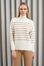 22895 Джемпер женский (бежево-молочный)