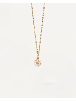 Колье Daisy серебро 925 пробы покрытое золотом