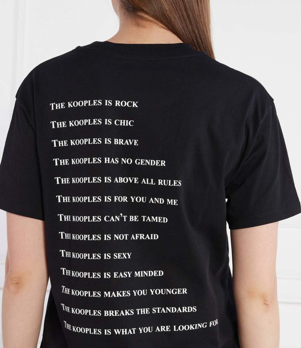 Футболка The Kooples - черный(FTSC20028K)