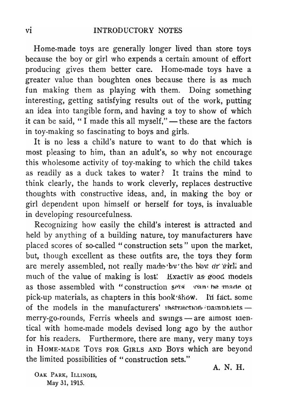 Home-made toys for girls and boys. Wooden and cardboard toys, mechanical and electrical toys | Albert Neely Hall
