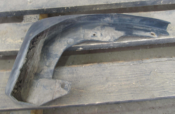 Брызговик передний левый Honda CR-V 3 (RE) 07-12 Б/У Оригинал 75810swwe000