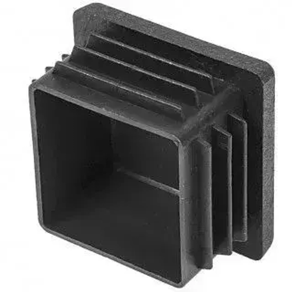 Заглушка для профильной трубы 50х50мм, цвет ЧЕРНЫЙ, 10шт