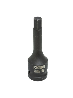 Головка-бита 6-гранная ударная 9мм,1/2'' FORCEKRAFT FK-24407809MPB