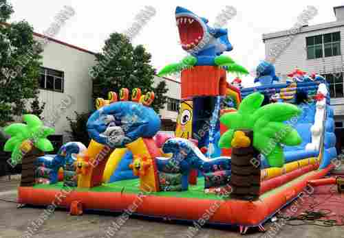 Коммерческий надувной батут "На морском дне" 15*8*8 м