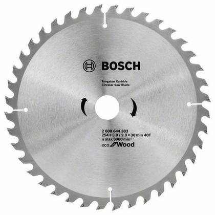 Пильный диск Eco for wood 254x30x2,0 мм 2608644383