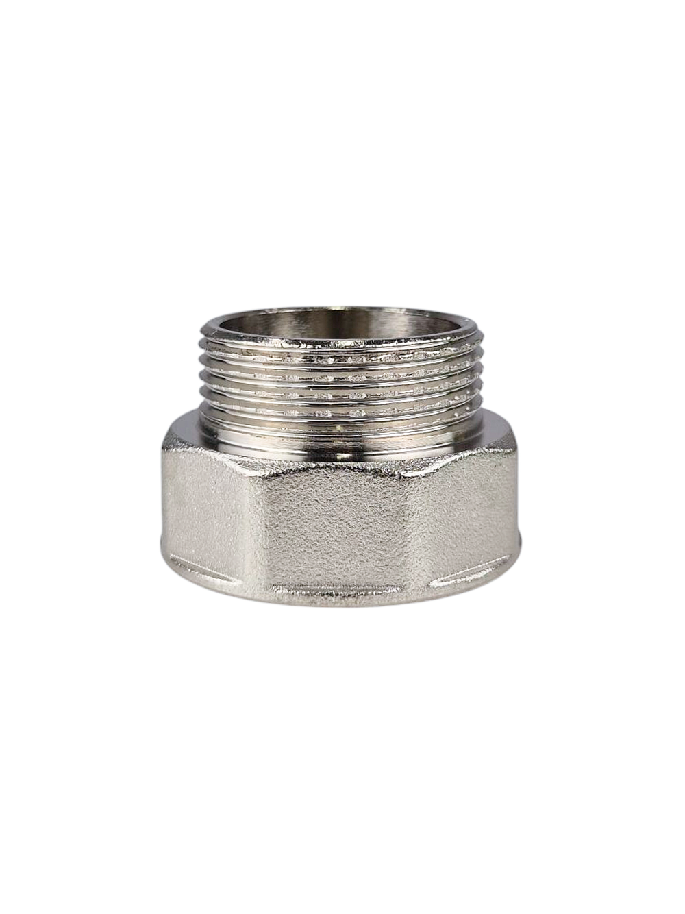 Переходник, латунь, внутренняя/наружная резьба 1 1/2"х1 1/4", никель, RTP