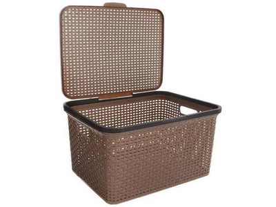 Ящик 30л "Артлайн" с крышкой 460*345*245