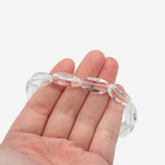 Горный хрусталь натуральный, льдинки, 18*9мм