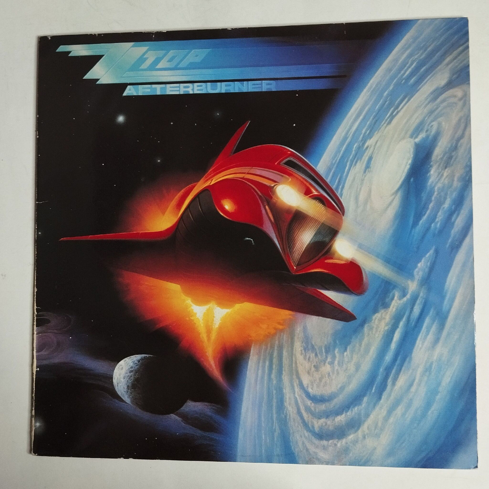 Винтажная виниловая пластинка LP ZZ Top Afterburner (Germany 1985) Velcro Fly