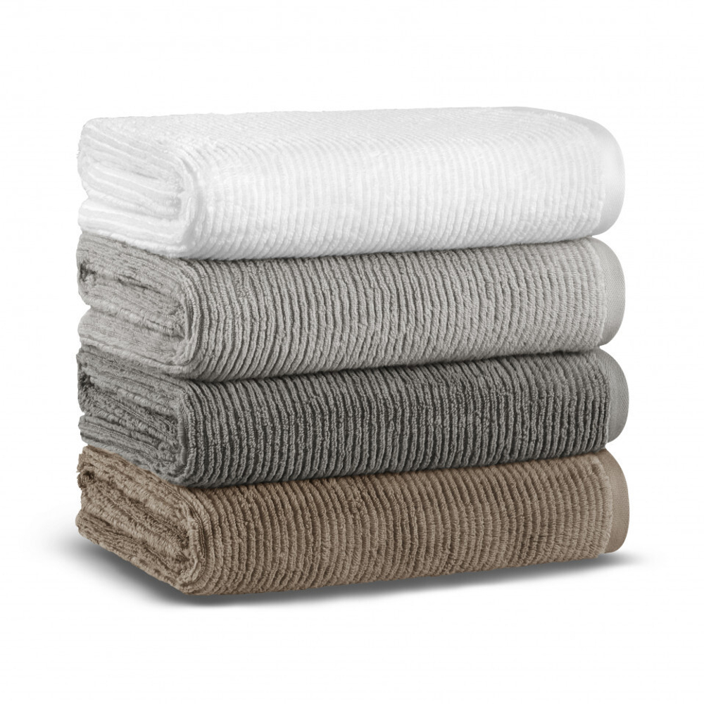 Полотенце 30x40 L'appartement Slim Ribbed white белый