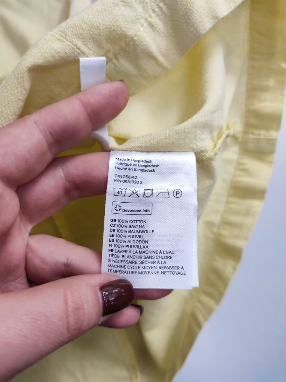 Блузка H&M из хлопка на 11-12 лет