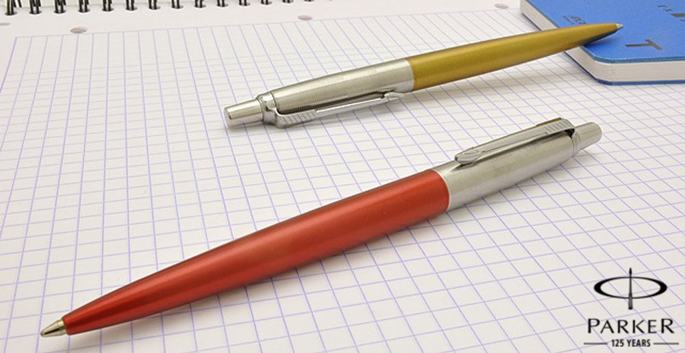 Шариковая ручка Parker Jotter 125th K173 Yellow Mblue (1870832)