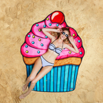 Покрывало пляжное cupcake