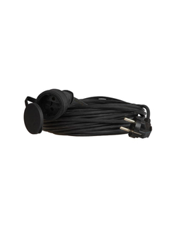 Удлинитель-шнур 1х30м 10А IP44 3500Вт 220-350В КГ 2х1.0мм каучук КОСМОС YSHKsm30m-1g(10A)KG